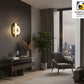 Modern Organic Gold LED Wall Sconce (Textured Accent Light)