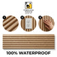 Wood Grain PS Fluted Wall Panel – 9ft x 6.2