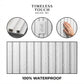 White Wood WPC Fluted Wall Panel – 9 FT Decorative Waterproof Interior Wall Cladding