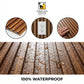 Red Cedar WPC Fluted Wall Panel – 9 FT Decorative Waterproof Interior Wall Cladding