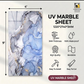 Timeless Touch UV Marble Sheet – 4' x 9' Blue Abstract
