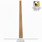 3D Fluted Wall Panel - Golden Oak Faux Wood Grain (Vertical Slats)