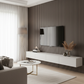 Modern White Fluted Wall Panel with Silver Marble Veining (Vertical Slats)