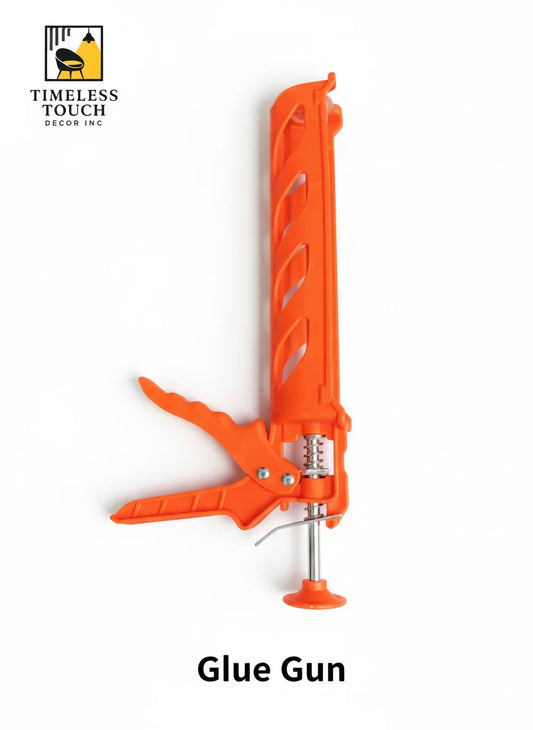Orange Heavy Duty Caulk Gun - Silicone Sealant & Adhesive Applicator