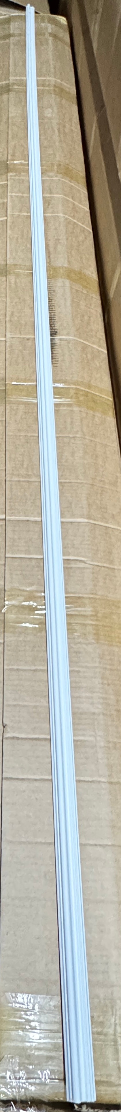 Luxury Gold Fluted Decorative Wall Trim / Moulding Strip