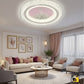 Unique Oval LED Beach Scene Ceiling Light with Seaside Centerpiece