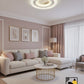 Kids' Heart-Themed LED Ceiling Light (Pink & White)