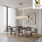 Luxury Oval Waterfall Crystal Chandelier (Gold Finish)