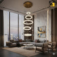 Luxury Crystal Butterfly Chandelier (Two-Tier Ring Design)