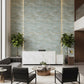 Luxury Blue-Gray Marble Peelable Wallpaper with Gold Veins (1.75 FT x 32 FT Roll)
