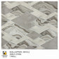 Luxury White & Light Gray Marble Wallpaper with Gold Metallic Veins (20IN x 375IN Roll)