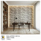 Luxury White & Light Gray Marble Wallpaper with Gold Metallic Veins (20IN x 375IN Roll)