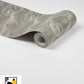 Luxury Geometric Mosaic Wallpaper with Metallic Outline (Gray Marble Texture)