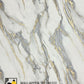 Luxury Gray Swirl Marble Wallpaper with Gold Metallic Veins (20IN x 375IN Roll)