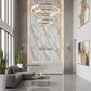 Luxury White Marble Wallpaper with Gold & Gray Veining (20IN x 375IN Roll)