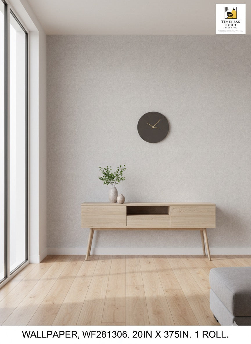 Elegant Cream Damask Textured Wallpaper (20IN x 375IN Roll)