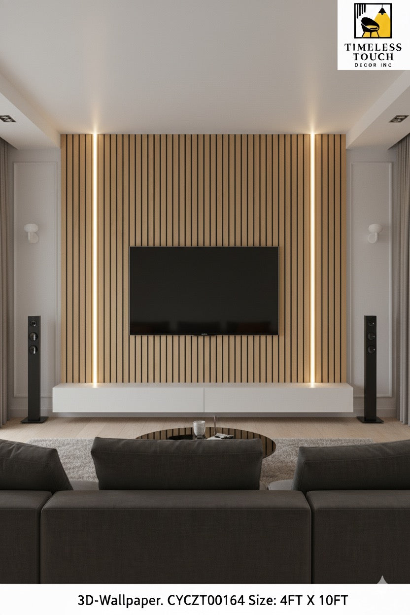 3D Abstract Gray Cloud Marble Wallpaper (4 FT x 10 FT Panel)