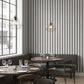 3D Light Oak Slat Wall Wallpaper (Modern Vertical Wood Look - 4 FT x 10 FT)