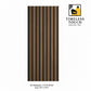 Wall Wallpaper (Modern Vertical Wood Look - 4 FT x 10 FT)