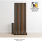 Wall Wallpaper (Modern Vertical Wood Look - 4 FT x 10 FT)