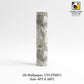 3D Luxury Black & White Marble Wallpaper with Gold Veins (4 FT x 10 FT Panel)