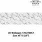 3D Abstract Earth-Tone Marble Wallpaper with Gold (4 FT x 10 FT Panel)