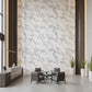 3D Abstract Earth-Tone Marble Wallpaper with Gold (4 FT x 10 FT Panel)