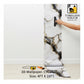 3D Classic White Carrara Marble Wallpaper (4 FT x 10 FT Panel)