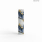 3D High-Contrast White Marble Wallpaper with Black & Gold Veins (4 FT x 10 FT Panel)