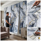 Charcoal & Gold Liquid UV Marble Sheet (9ft x 4ft)