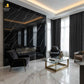 Nero Marquina Black & White UV Marble Sheet (9ft x 4ft)