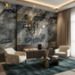 Luxury White & Gold UV Marble Sheet (9ft x 4ft)