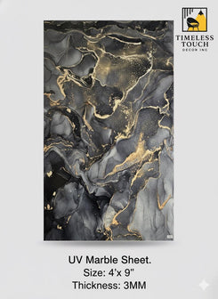 UV Marble Sheets,Golden Thunder