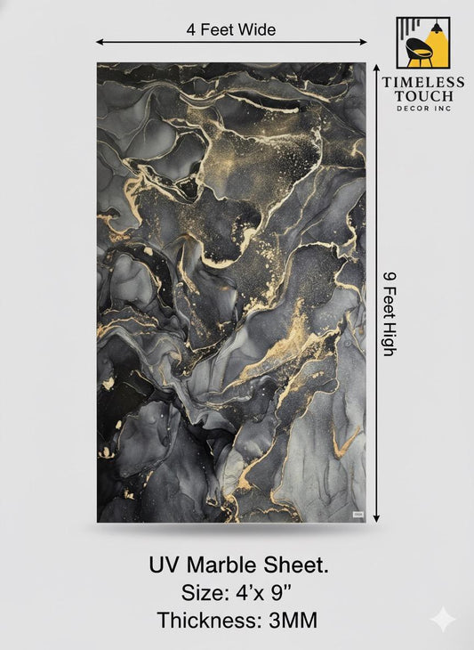 UV Marble Sheets,Golden Thunder