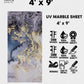 UV Marble Sheets, Deluxe Gray