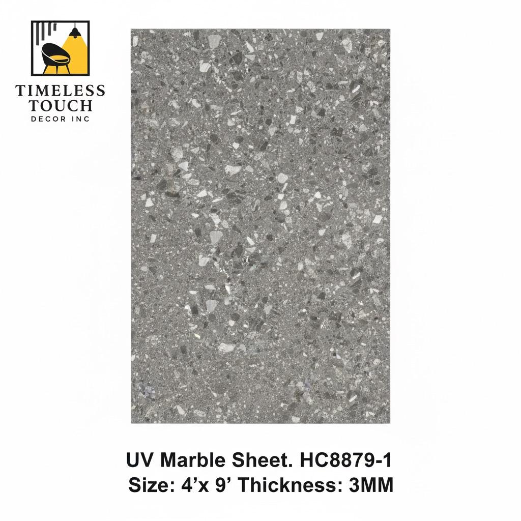 UV Matte Board, Stell Gray