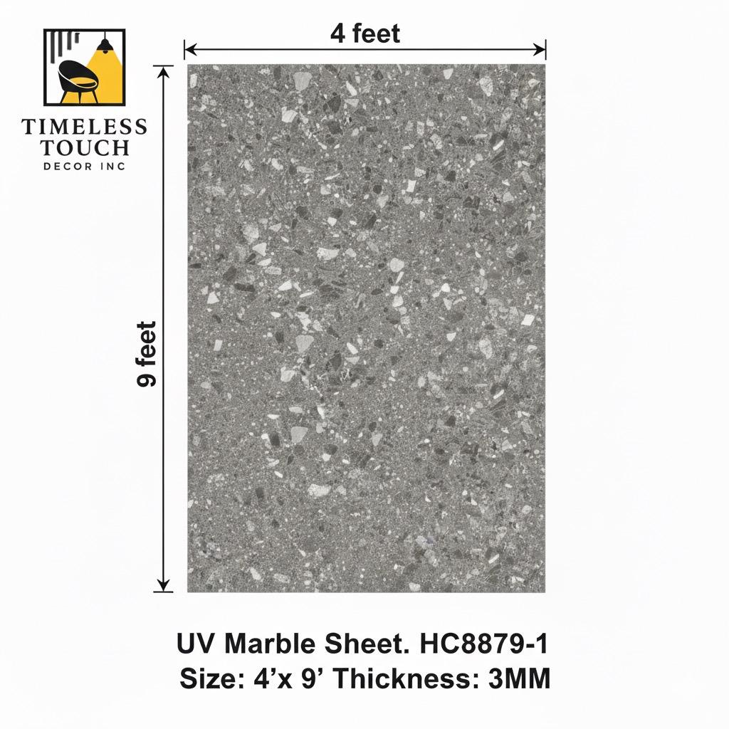 UV Matte Board, Stell Gray