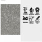 UV Matte Board, Stell Gray