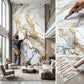 Timeless Touch UV Marble Sheet – 4' x 9' Calacatta Gold