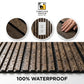 Brown Marble PS Fluted Panel – 9' × 6.2"