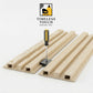 White Oak WPC Fluted Wall Panel – 9 FT Decorative Waterproof Interior Wall Cladding