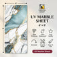 Timeless Touch UV Marble Sheet – 4' x 9' Turquoise Calacatta Gold