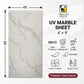 Carrara White UV Marble Sheet (9ft x 4ft)