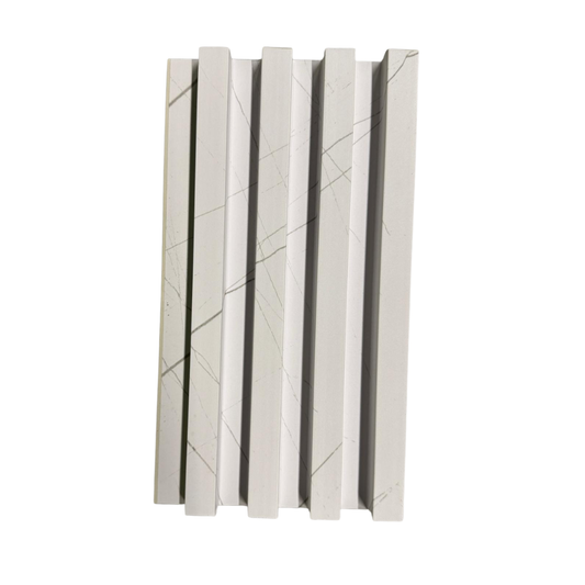 Modern Grey Fluted Wall Panel | Easy Install, Textured Finish