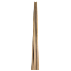 3D Fluted Wall Panel - Natural Teak Faux Wood Grain (Vertical Slats)