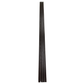3D Fluted Wall Panel - Rich Espresso Faux Wood Grain (Vertical Slats)