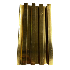 Luxury Polished Gold Fluted Wall Panel (High-Gloss Metallic Slat)