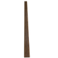 3D Fluted Wall Panel - Classic Brown Faux Oak Wood Grain (Vertical Slats)
