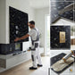 Premium Black UV Marble Sheet (9ft x 4ft)