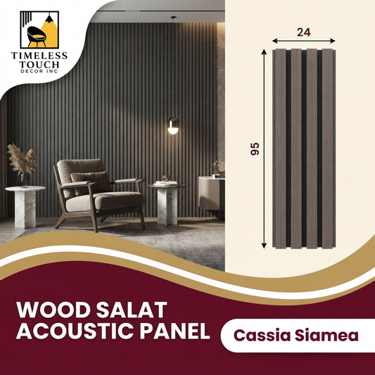 Modern Cassia Siamea Wood Slats